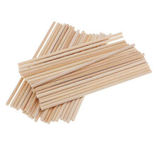 (100 Pieces 75mm, One size) 50 Pieces 150mm Round Blank Unfinished Bamboo Wood Wooden Lolly Lollipop Stick Dowel Rod Pole for Woodcraft Hobbies DIY Craft
