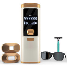 (As show, One size) Laser hair removal, permanent and painless epilation for men and women upgraded to 999,999 flashes
