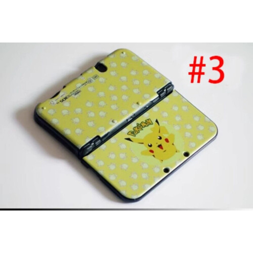 (3) Protective Case 28 Designs Snap on Case Cover Shell for New 3DS XL/LL