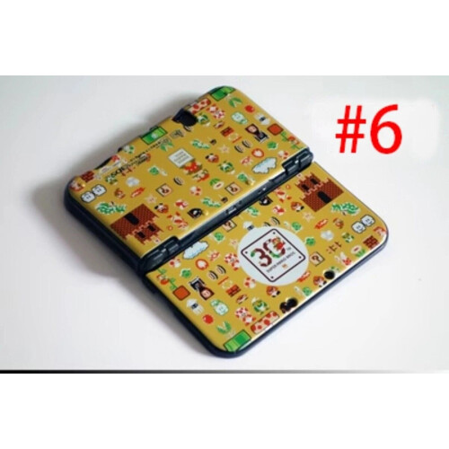 (6) Protective Case 28 Designs Snap on Case Cover Shell for New 3DS XL/LL