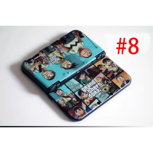 (8) Protective Case 28 Designs Snap on Case Cover Shell for New 3DS XL/LL