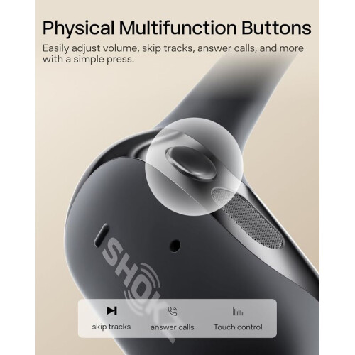 Shokz Shokz OpenFit 2 Sorte Trådløse Hovedtelefoner 2