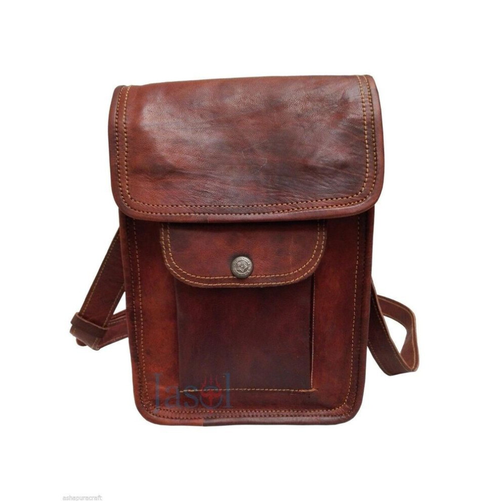 New Leather Satchel Vintage Leather Messenger Bag Shoulder Bag For I Pad