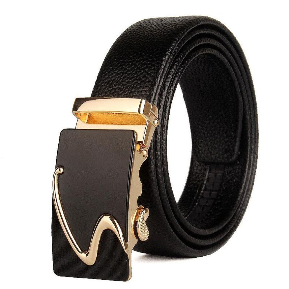 (130cm) Men's160lengthened Comfort Click Belt Fat Men's Business Plus Size Belt Cowhide Super Long150wear-resistant Pant