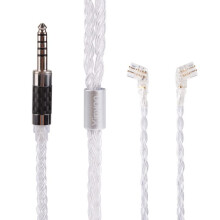Yinyoo Earphone Upgrade Cable 2pin Qdc Yyx4745 High Purity Silver Plated 16 Core Headphone Replacement Cable Balanced Earphone Audio Earphone Cable Vx