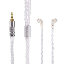 Yinyoo Earphone Cable 2pin Qdc Yyx4745 High Purity Silver Plated 16 Core Earphone Recable Balanced Headphones Replacement Cable Audio Earphone Upgrade