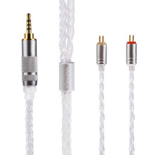 Yinyoo Earphone Cable 2pin Yyx4745 High Purity Silver Plated 16 Cores Earphone Recable Balanced Headphones Replacement Cable Audio Earphone Upgrade
