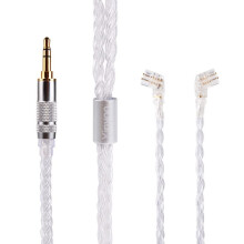 Yinyoo Headphone Replacement Cable 2pin Qdc Yyx4745 High Purity Silver Plated 16 Core Earphone Upgrade Cable Improved Sound Quality Headphone