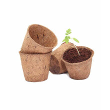 Coir Pots - Pack of 20 - Fibre/Latex - H10 cm