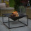 La Hacienda Cairo Firepit - L60 x W60 x H31 cm - Black 2