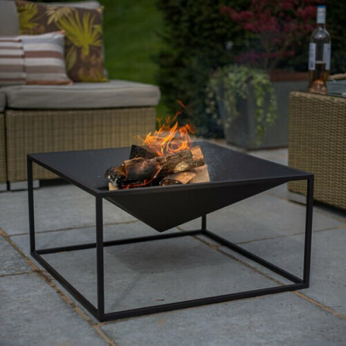 La Hacienda Cairo Firepit - L60 x W60 x H31 cm - Black 1