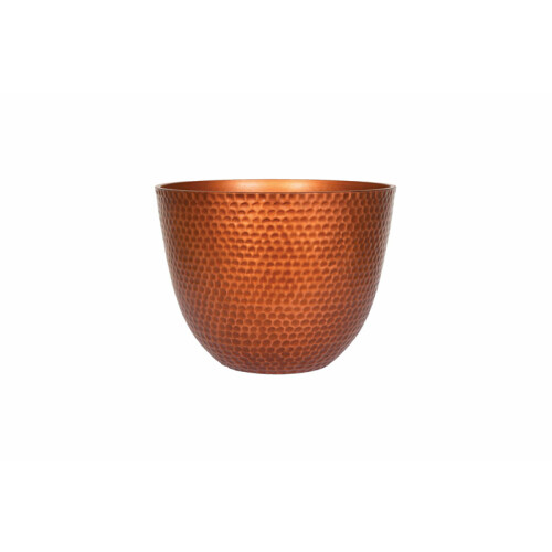 La Hacienda 31cm Small Elements Plant Pot - Plastic - L31 x W31 x H28 cm - Copper