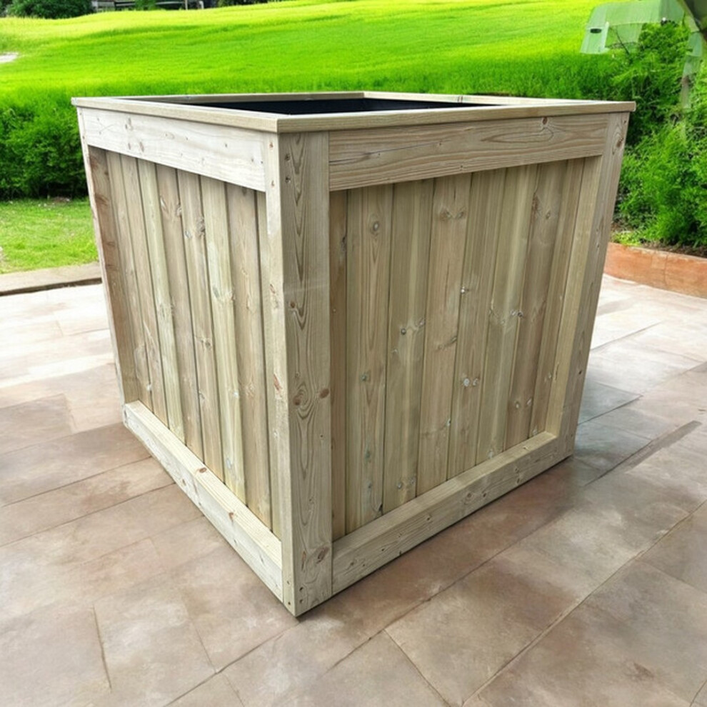 Kent Garden Planter - Pressure Treated Wood - L150 x W60 x H60 cm-image-OPC-PHSJ89M-NEW