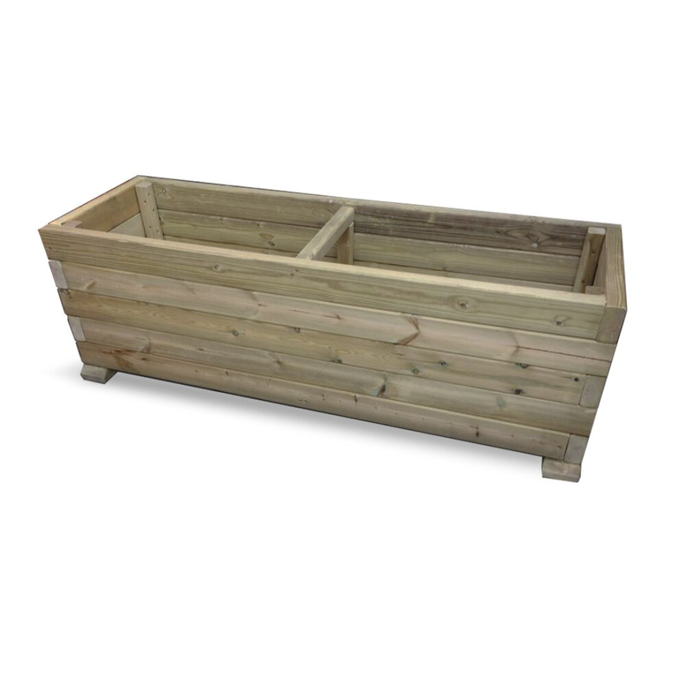 Multi Pack of 3 - Super Heavy Duty Veg Trough - Timber - L60 x W150 x H50 cm - Fully Assembled-image-OPC-PHSJ8J2-NEW