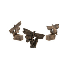 Dragonfly Plant Pot Feet - Set of 3 - L3 x W7.5 x H6.5 cm