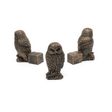 Tawny Owl Plant Pot Feet - Set of 3 - L8 x W4.5 x H9.5 cm