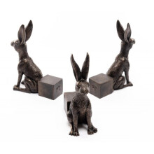 Large Sitting Hare Plant Pot Feet - Set of 3