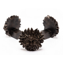 Bronze Green Man Plant Pot Feet - Set of 3 - L5.5 x W8.5 x H8.5 cm