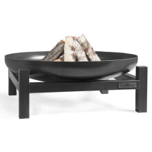 Panama Fire Bowl - Steel - L70 x W70 x H29 cm - Black