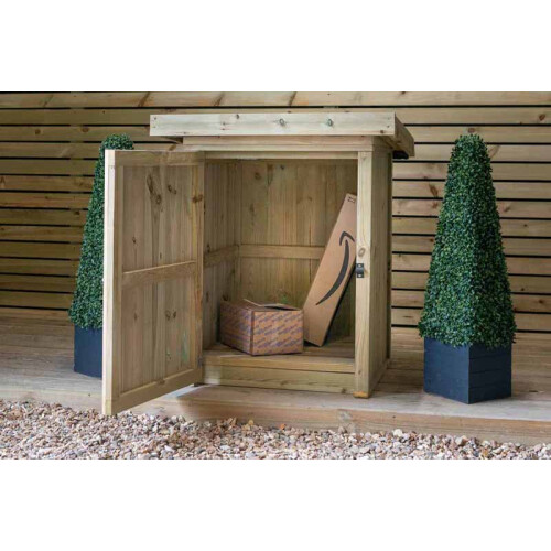 Pendle Parcel Store Small - Timber - L47 x W68 x H88 cm 1