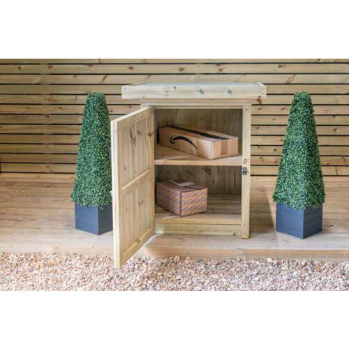Pendle Parcel Store Small - Timber - L47 x W68 x H88 cm 2