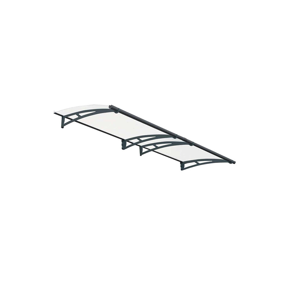 B&Q - Aquila 3000 Aluminium Grey Door Canopy(H)17.5Cm (W)302Cm (D)91.5Cm - Image 5