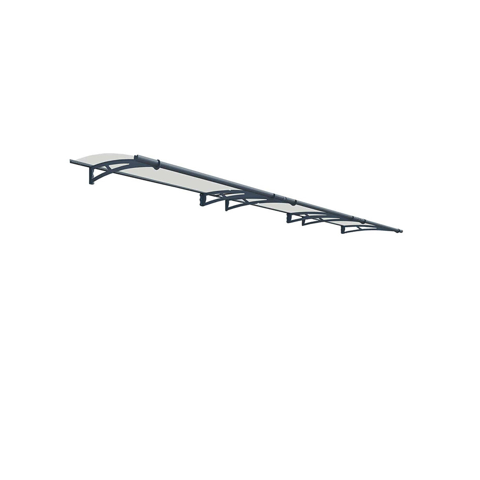 Palram Unisex Grey Patio Cover Aquila Door Awning Canopy 4500 Clear - L453.5 Cm - Image 5