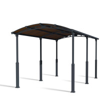 Alpine Carport Kit 6400 RV - Aluminium/Polycarbonate - L649 x W352 x H307 - Grey