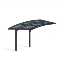 Carport Arizona Wave Single 5000 Single - Polycarbonate - L495 x W289 x H273.5 cm - Grey