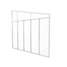 Patio Cover 4 Series Sidewall - Acrylic - L319 x W6.7 x H305 cm - White