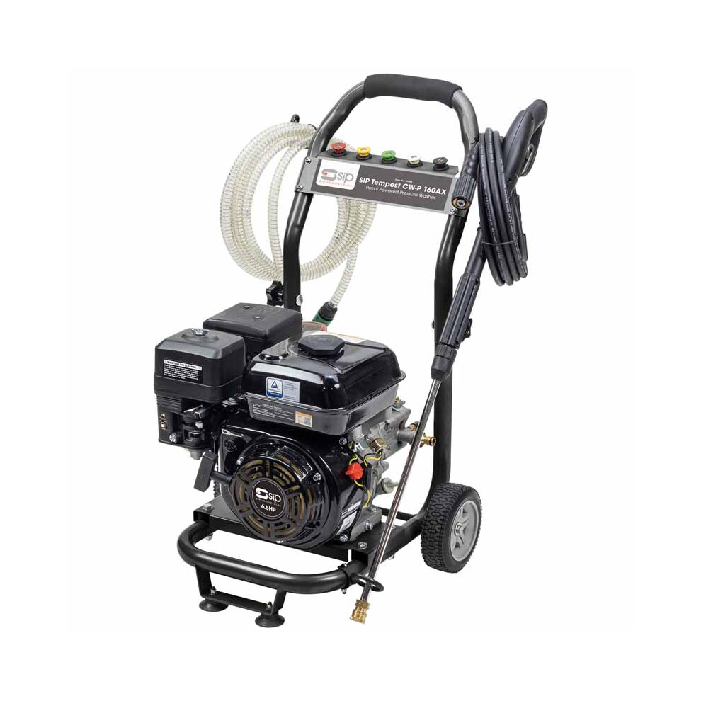 Sip Tempest Cw-P 160Ax Petrol Pressure Washer - Aluminium - L50 X W60 X H80 Cm
