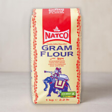 Natco Gram Flour 1kg | 100% Pure Chickpea Flour | Gluten-Free & High in Protein | Ideal for Cooking & Baking