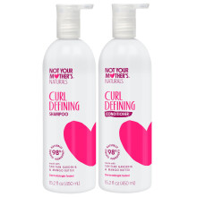 Not Your Mother's Naturals Lockande Schampo och Balsam (2 Pack) - 98% Naturligt Härledda Ingredienser - Alla Hårtyper - Gardenia Mango Smör