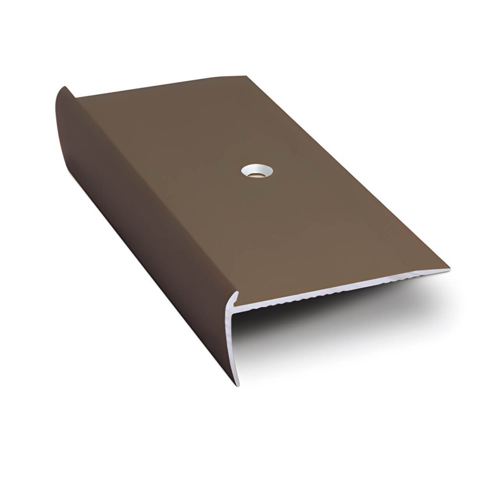 Bright Silver Stair Nosing 0.895M Tvn Aluminium Angle Trim For 5Mm Lvt Flooring 5061067861787