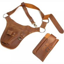 Leather Garden Tool Belt, Gardening Utility Belt, Garden Tool Storage Bag for Gardeners and Gardener