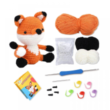 Knitting Kits Beginner Crochet Kits Compatible with Adults Kids Crochet Kits Compatible with Beginners, Crochet Animal Kits to Make Cute An