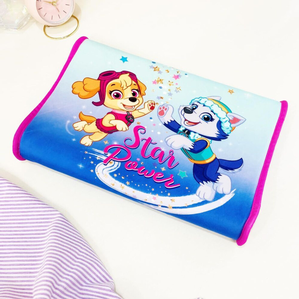 Moripilo Morishita Paw Patrol Pillow Memory Foam 35x25x5cm Low Washable Cover Included Stuffed Cushion Character Goods Sky Everest Purple 4621467