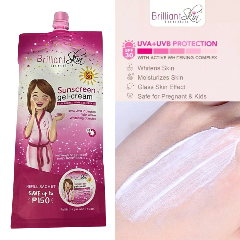(1 - 3PCS) 3PCS Brilliant skin essentials UV protection