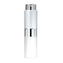 1 flacone spray vuoto riutilizzabile per profumo in metallo trasparente da 15 ml per trucco