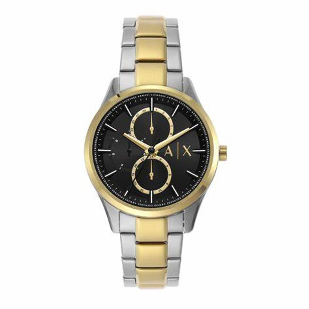Armani Exchange Ax1865 Men's Watch - Two-tone Stainless Steel Bracelet, Black Dial-image-OPC-PHSKYMS-NEW