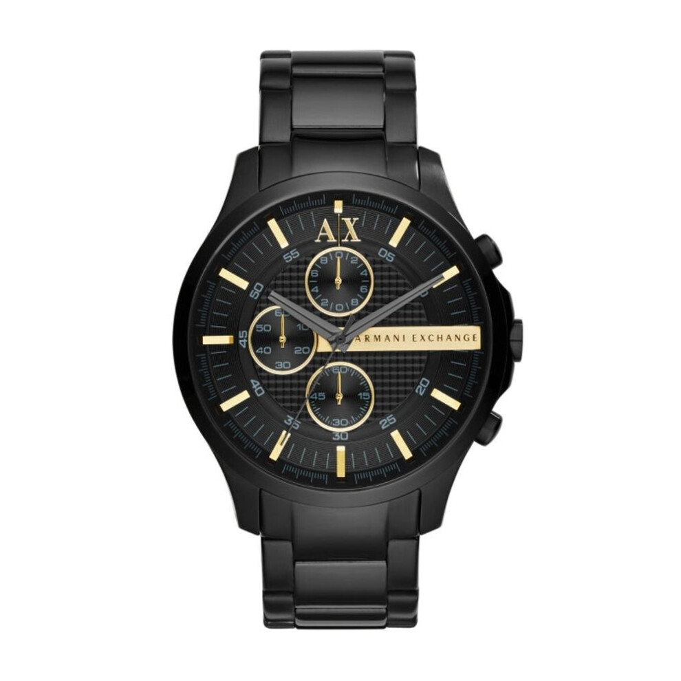 Armani Exchange Ax2164 Men's Black Stainless Steel Chronograph Watch