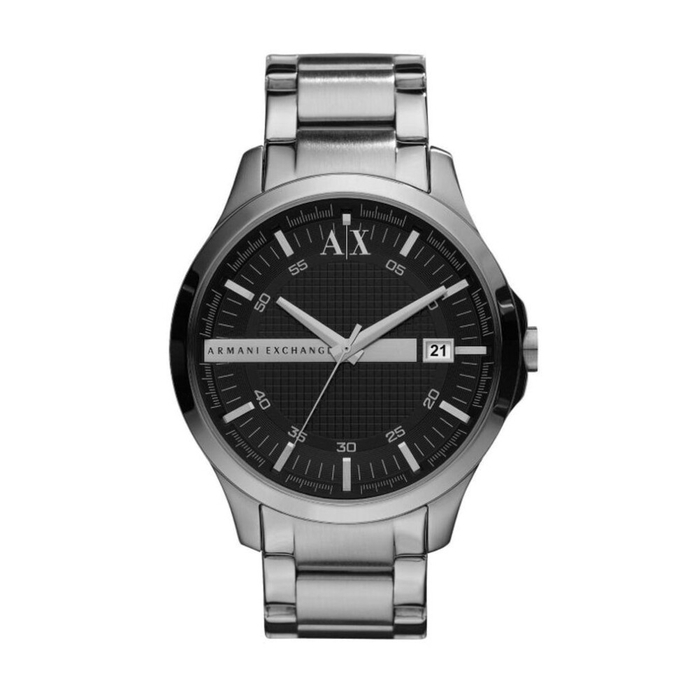 Armani Exchange Ax2103 Men's Black Dial Stainless Steel Watch