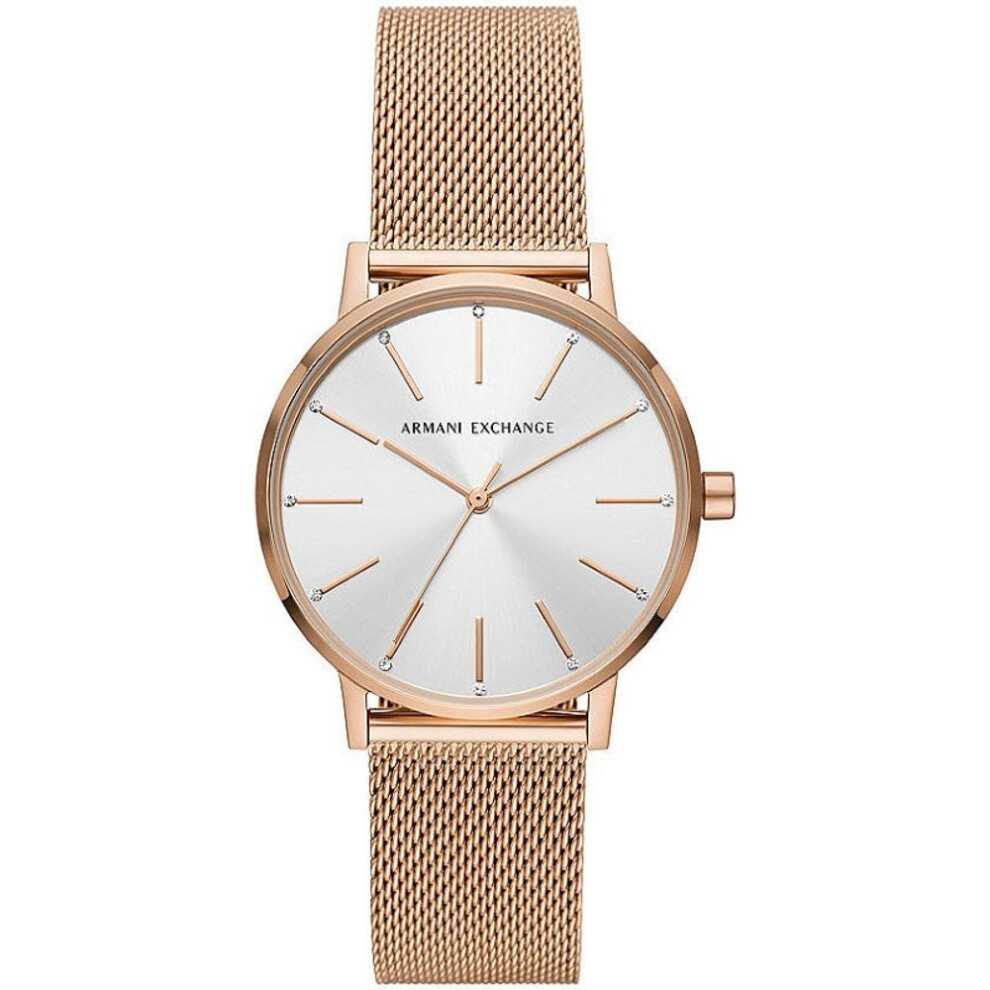 Armani Exchange Ax5573 Women's Rose Gold-tone Stainless Steel Watch