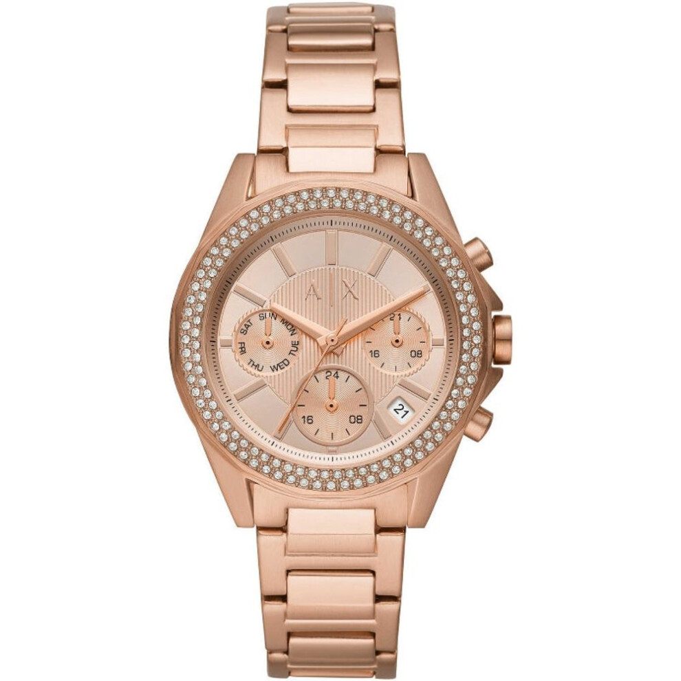 Armani Exchange Ax5652 Women's Drexler Rose Gold-tone Stainless Steel Watch