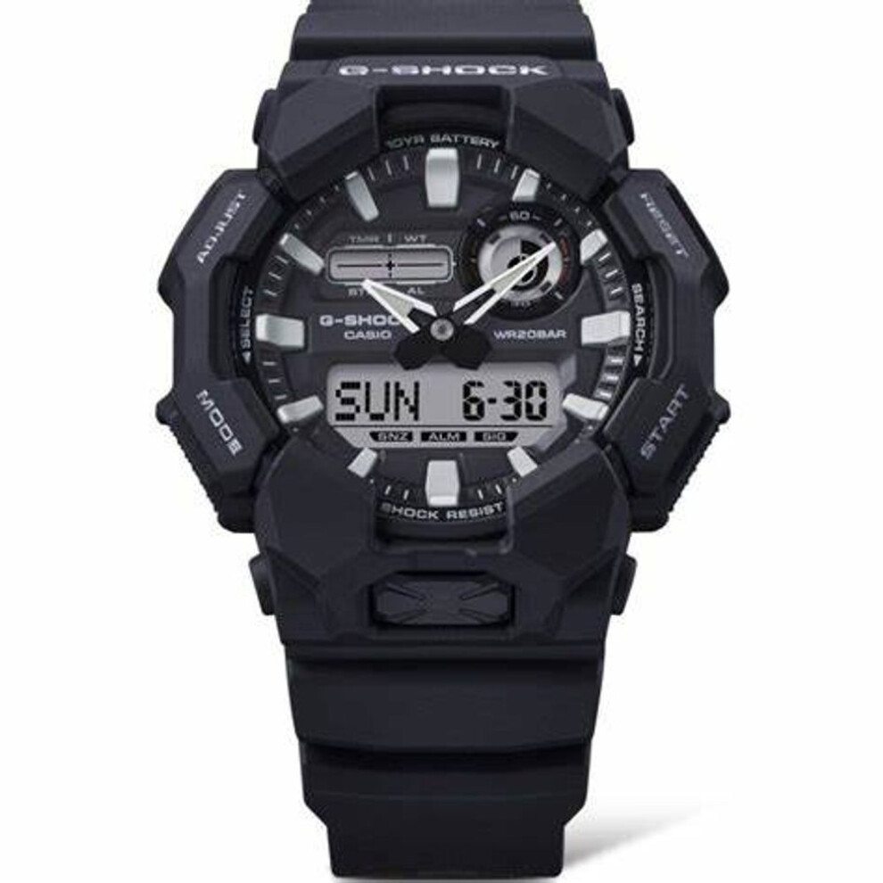 Casio G-shock Ga-010-1a1er Men's Watch - Black Resin, Analog-digital Display