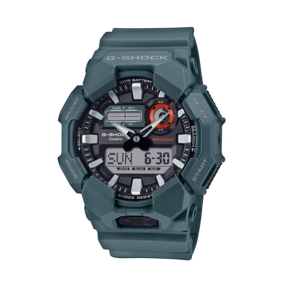 Casio G-shock Ga-010-2aer Men's Analog-digital Watch - Green Resin Strap