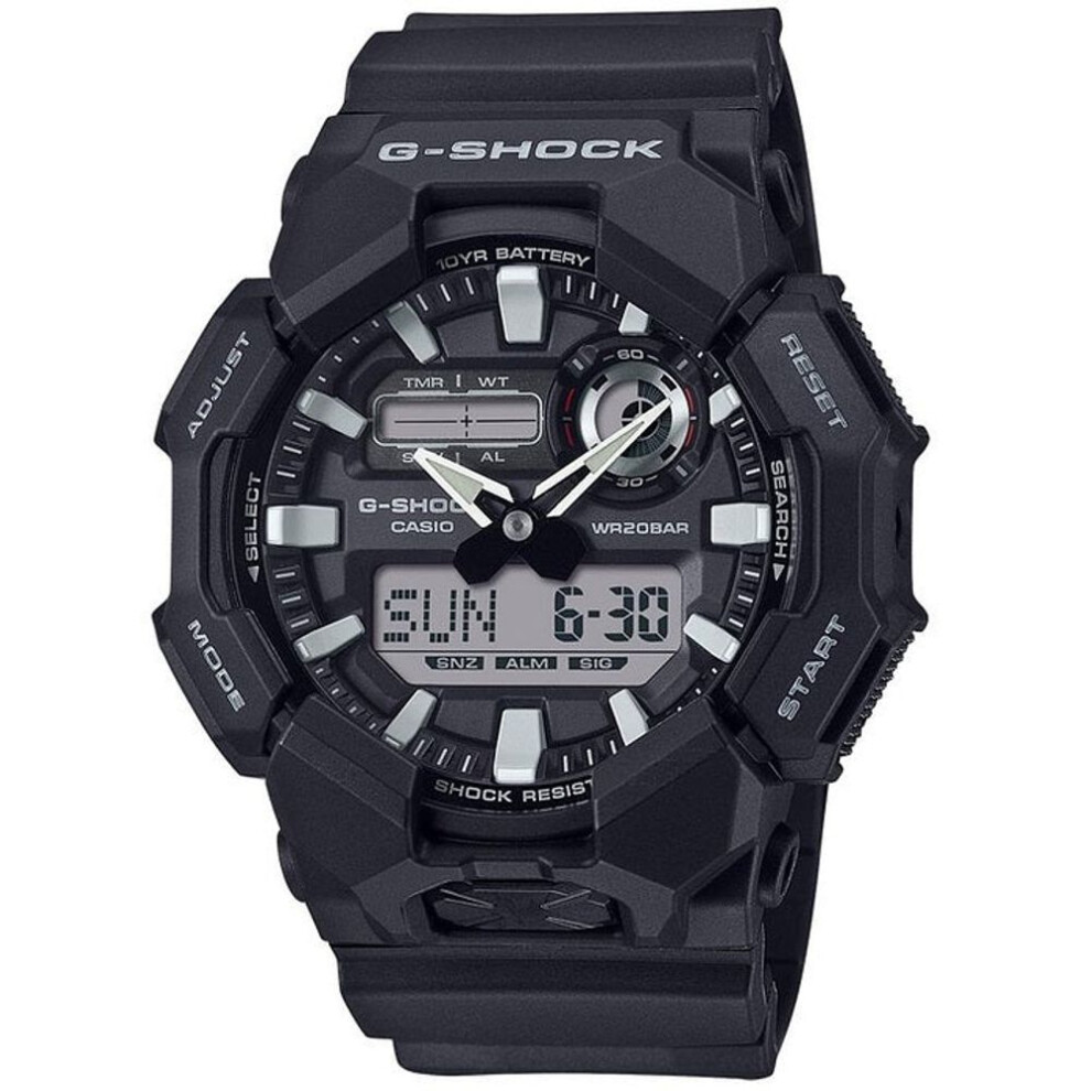 Casio G-shock Ga-010-1aer Men's Analog-digital Watch - Black Resin Strap