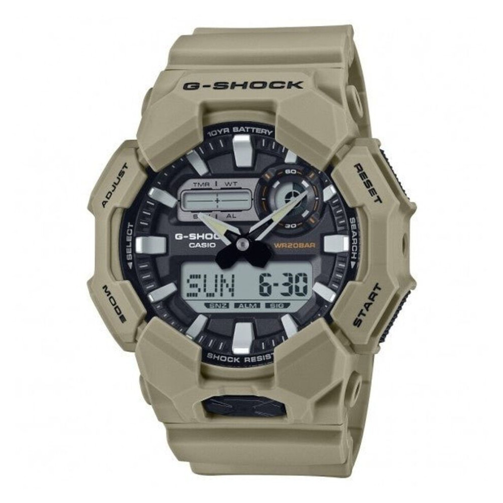 Casio G-shock Mod. New Rugged Basic Analog-digital A With 10-year Casio G-shock Ga-010-5aer Men's Analog-digital Watch – Bio-based Resin