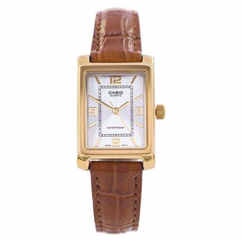 CASIO COLLECTION Mod. TANK, LEATHER - ARGENTEE 1