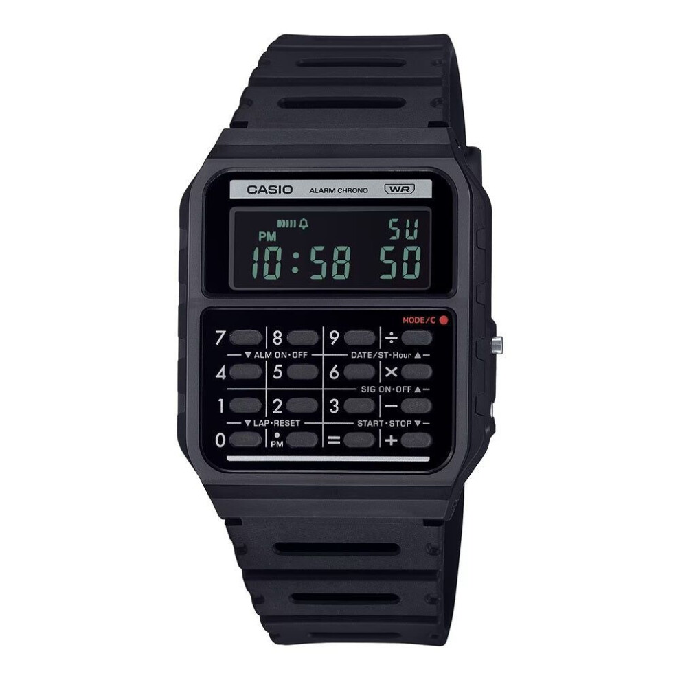 Casio Ca-53Wb-1Bef Unisex Calculator Watch - Resin Strap Black 4549526391835